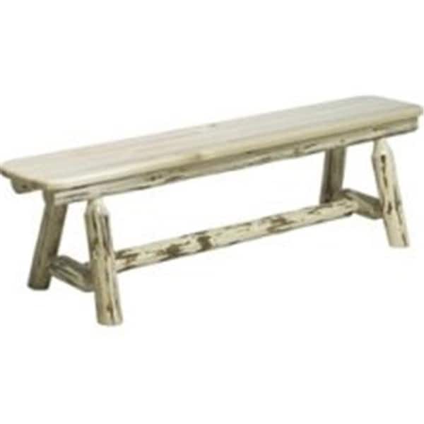Montana Woodworks Montana Woodworks MWPSB6V Six Foot Long Plank Style Bench MWPSB6V - main